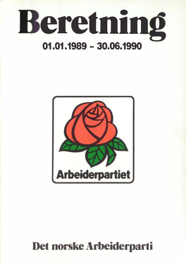 Beretning 1989-1990 Beretning for Perioden 01.01.1989