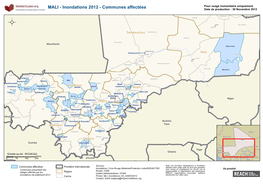 MALI - Inondations 2012 - Communes Affectées Pour Usage Humanitaire Uniquement Dakteid Dael Production : 30 Novembre 2012