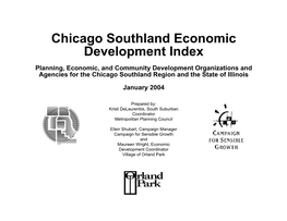 Chicago Southland Economic Development Index