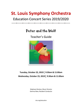 Peter and the Wolf St. Louis Symphony Orchestra