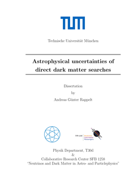 Astrophysical Uncertainties of Direct Dark Matter Searches