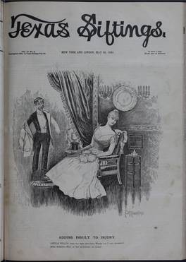 New York and London, May 10, 1890. Adding Insult To