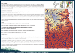 Imaging the Landscape Experience of Darjeeling