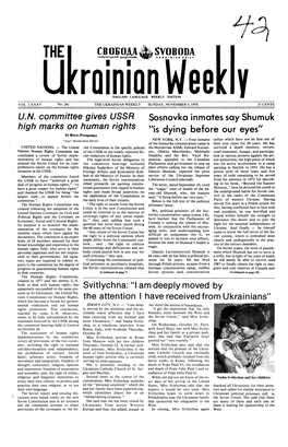 The Ukrainian Weekly 1978, No.42