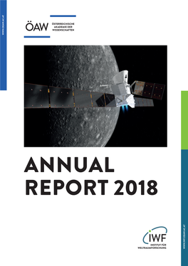 Institut Für Weltraumforschung (IWF) Österreichische Akademie Der Wissenschaften (ÖAW) Schmiedlstraße 6, 8042 Graz, Austria