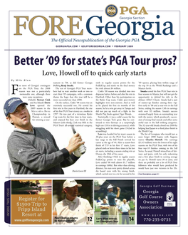 Better '09 for State's PGA Tour Pros?