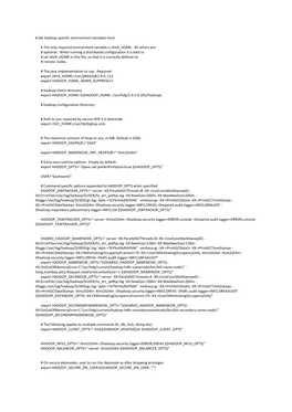 Set Hadoop-Specific Environment Variables Here