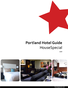 2016 Portland Hotel Guide