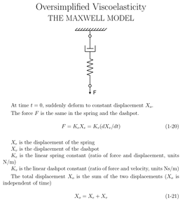 Oversimplified Viscoelasticity