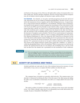 8.6 Acidity of Alcohols and Thiols 355