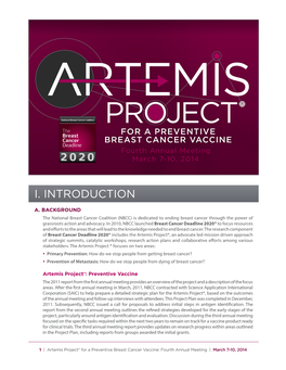 Report from the Fourth Artemis Project