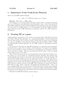 NP As Games, Co-NP, Proof Complexity