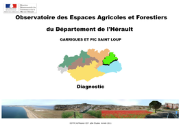Observatoire Agricole, Garrigues Et Pic Saint-Loup