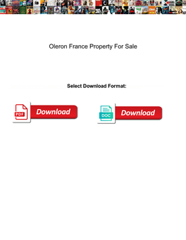 Oleron France Property for Sale