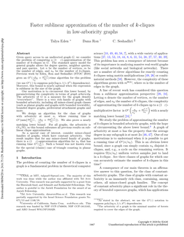 Faster Sublinear Approximation of the Number of K-Cliques in Low-Arboricity Graphs