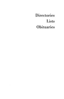 Directories Lists Obituaries National Jewish Organizations1