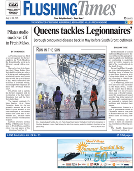 Queens Tackles Legionnaires'