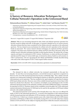 A Survey of Resource Allocation Techniques for Cellular Network's