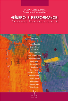Género E Performance — Textos Essenciais Vol. I