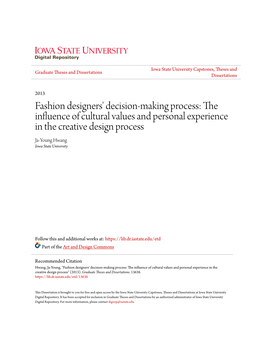 Fashion Designers' Decision-Making Process