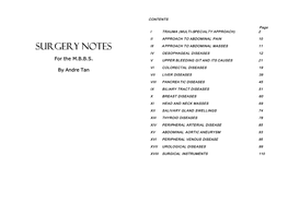 Surgery Notes IIIII a PPROACH to ABDOMINAL MASSES 1111 IV IV OESOPHAGEAL DISEASES 1212