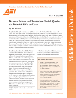 Sheikh Qassim, the Bahraini Shi'a, and Iran