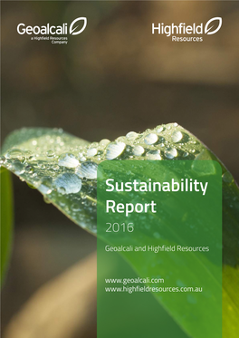 Sustainability Report 2016