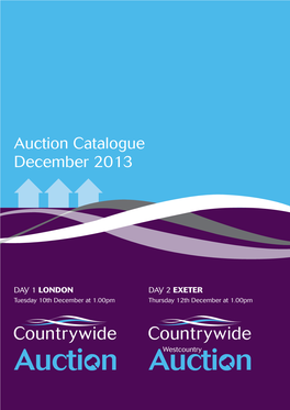 Auction Catalogue December 2013