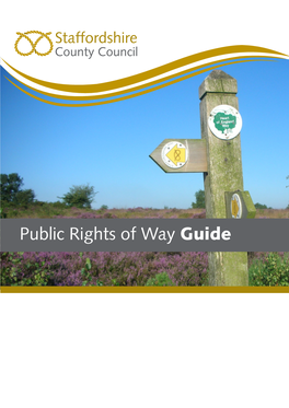Public Rights of Way Guide Public Rights of Way