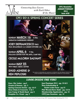 Cpfj 2014 Spring Concert Series Sunday March 16 5