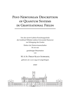 Post-Newtonian Description of Quantum Systems in Gravitational Fields