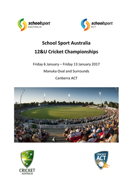 School Sport Australia 12&U Cricket Championships