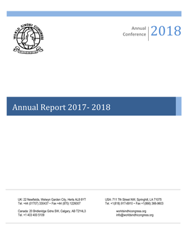 Annual Report 2017- 2018