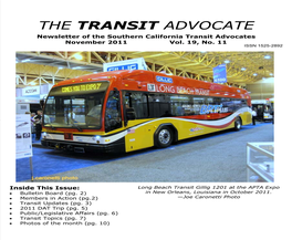 The Transit Advocate