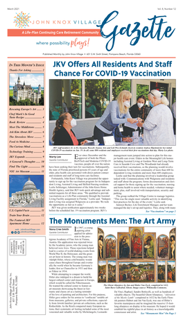 JKV Offers All Residents and Staff Chance for COVID-19 Vaccination