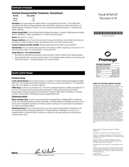 Terminal Deoxynucleotidyl Transferase Protocol