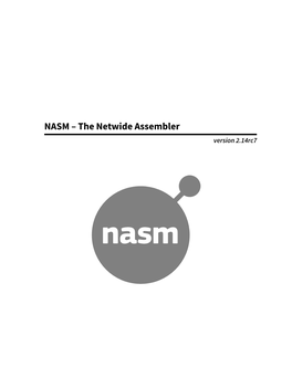 NASM – the Netwide Assembler