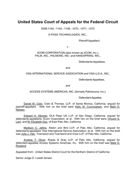 United States Court of Appeals for the Federal Circuit