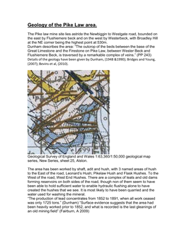 Pike Law Geology Report by Colin Fowler