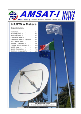 AMSAT-I News V21 N° 5 Download!