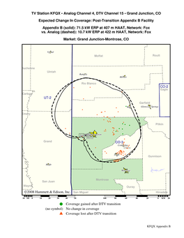 TV Station KFQX • Analog Channel 4, DTV Channel 15 • Grand Junction, CO