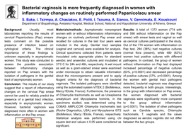 Bacterial Vaginosis Is More Frequently Diagnosed in Women with Inflammatory Changes on Routinely Performed Papanicolaou Smear S