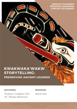 Kwakwaka'wakw Storytelling: Preserving Ancient Legends