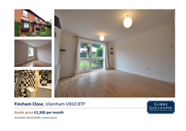 Fincham Close, Ickenham UB10 8TP