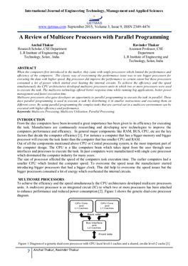 A Review of Multicore Processors with Parallel Programming