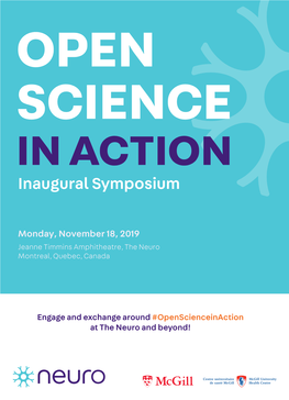 Inaugural Symposium (November 18, 2019)