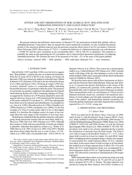 SPITZER and HHT OBSERVATIONS of BOK GLOBULE B335: ISOLATED STAR FORMATION EFFICIENCY and CLOUD STRUCTURE1 Amelia M