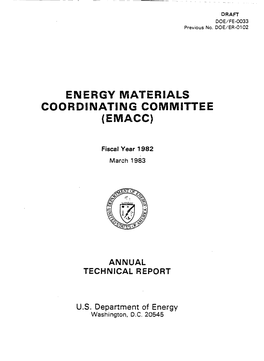 FY 1982 Submission Provided