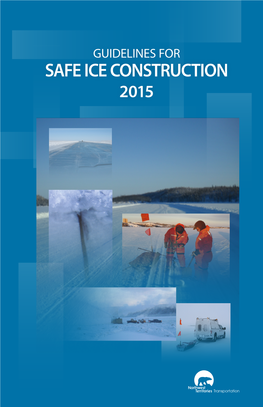 Guidelines for Safe Ice Construction