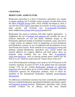 Biodynamic Agriculture.Pdf